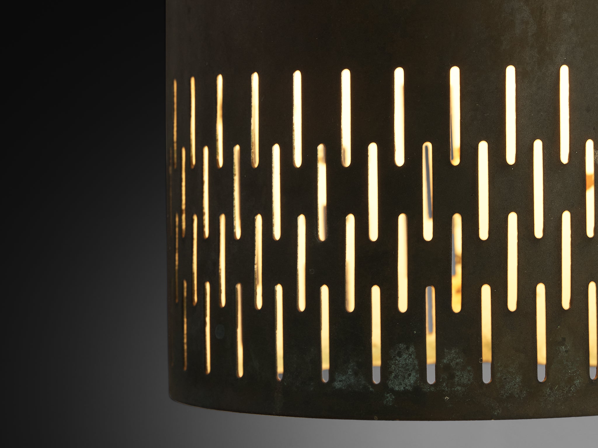 Hans Bergström for Ateljé Lyktan '1040/1070-U' Wall Light in Copper Lighting Morentz