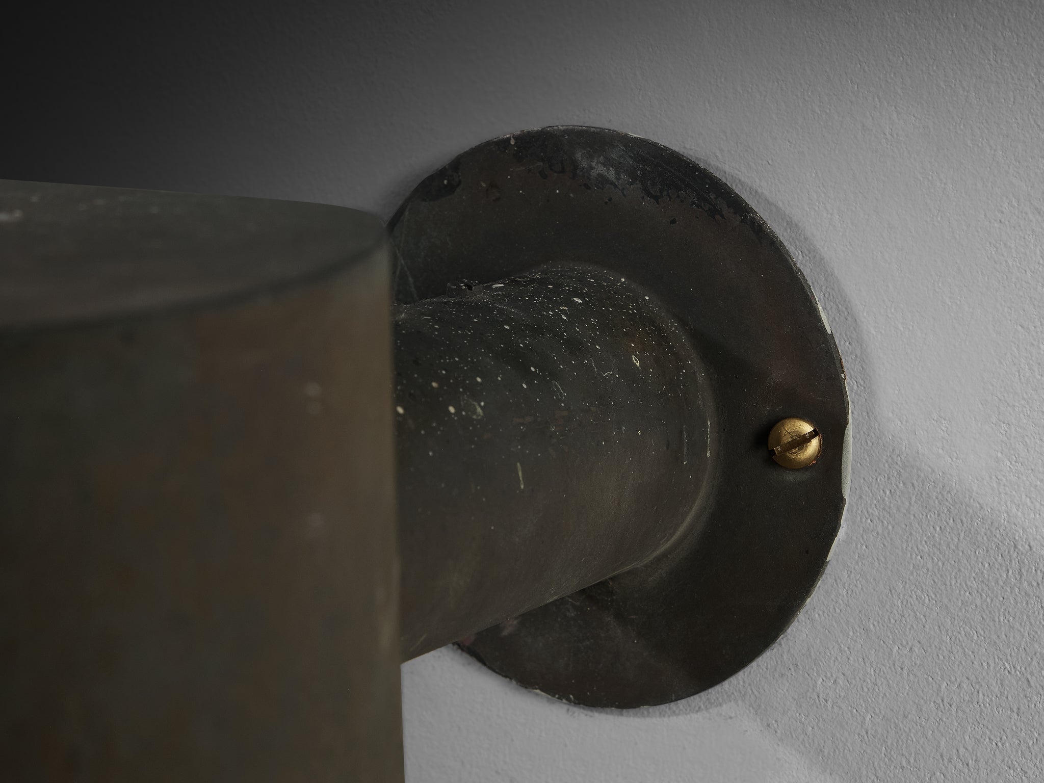 Hans Bergström for Ateljé Lyktan '1040/1070-U' Wall Light in Copper Lighting Morentz