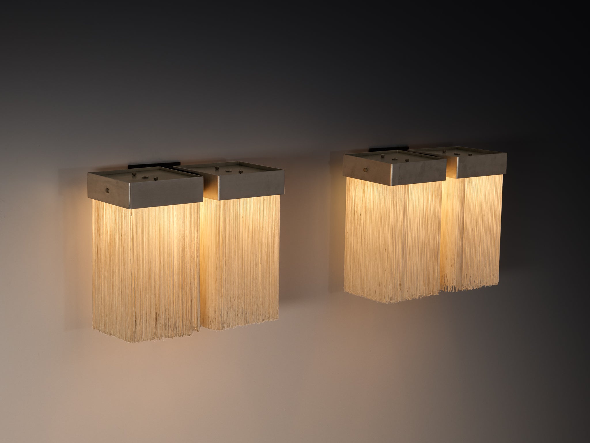 Massimo Vignelli for Arteluce Pair of '259/2' Wall Lights Lighting Morentz