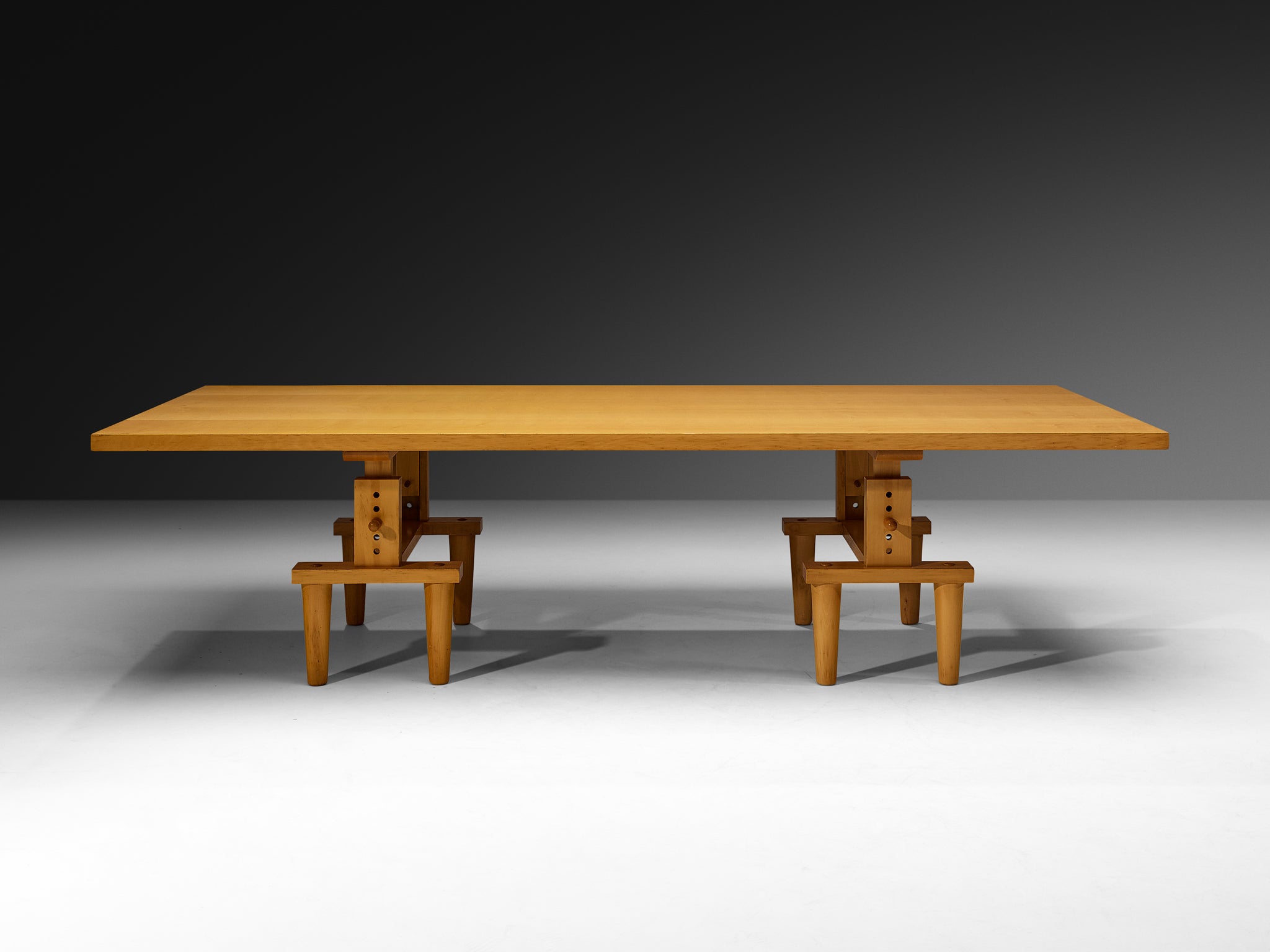 Achille & Pier Giacomo Castiglioni for Zanotta Large 'Bramante' Table in Maple 300cm/118in