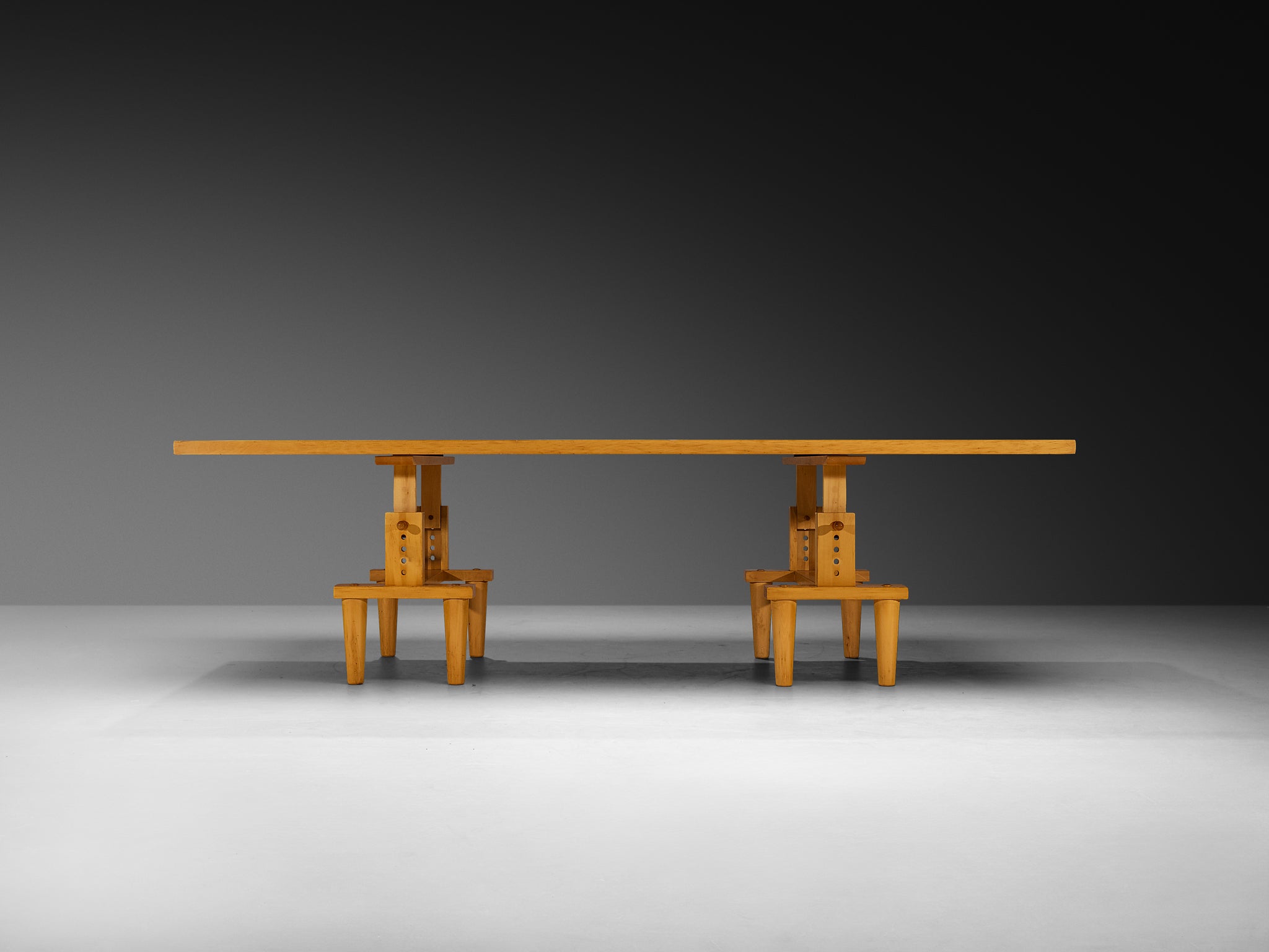 Achille & Pier Giacomo Castiglioni for Zanotta Large 'Bramante' Table in Maple 300cm/118in
