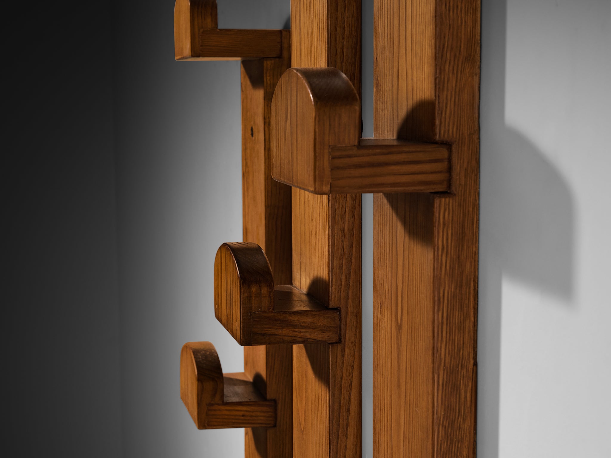 Giuseppe Rivadossi Coat Rack Elements in Oak More Furniture and Collectibles Morentz