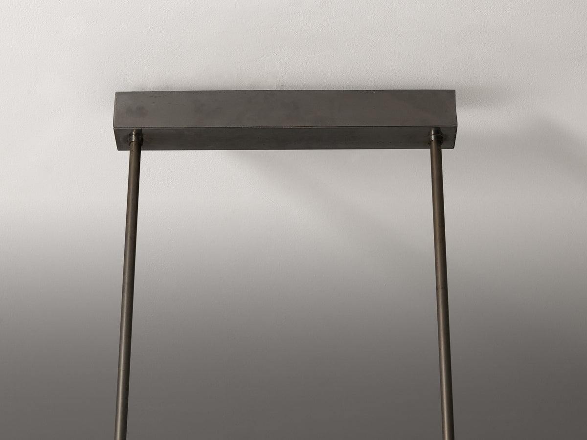 Pietro Chiesa for Fontana Arte Rare Pendant in Crystal Glass and Nickel Plated Brass Lighting Morentz