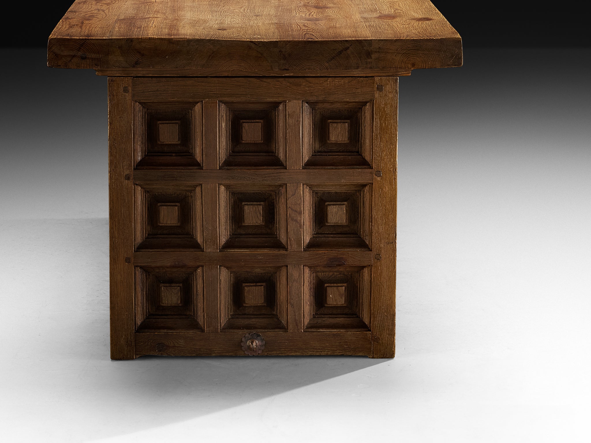 Biosca Spanish Dining Table in Stained Pine Tables Morentz