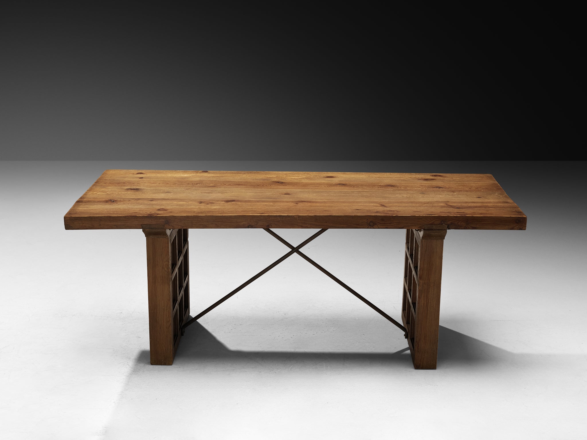 Biosca Spanish Dining Table in Stained Pine Tables Morentz