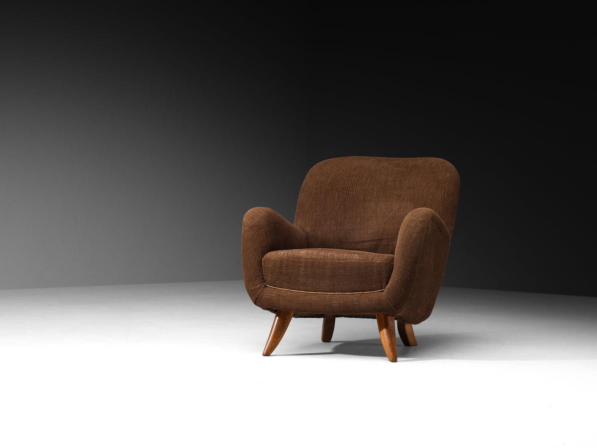 1950s Mid-Century Modern Lounge Chair Seating Morentz