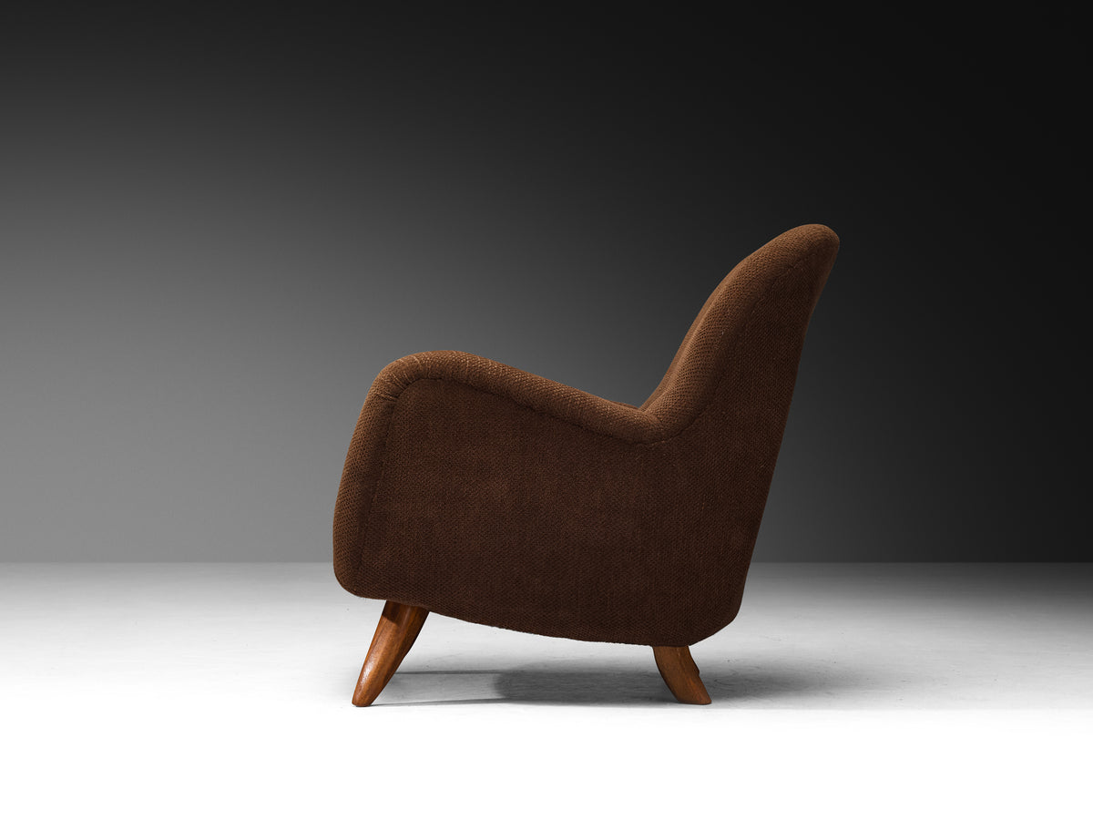 1950s Mid-Century Modern Lounge Chair Seating Morentz
