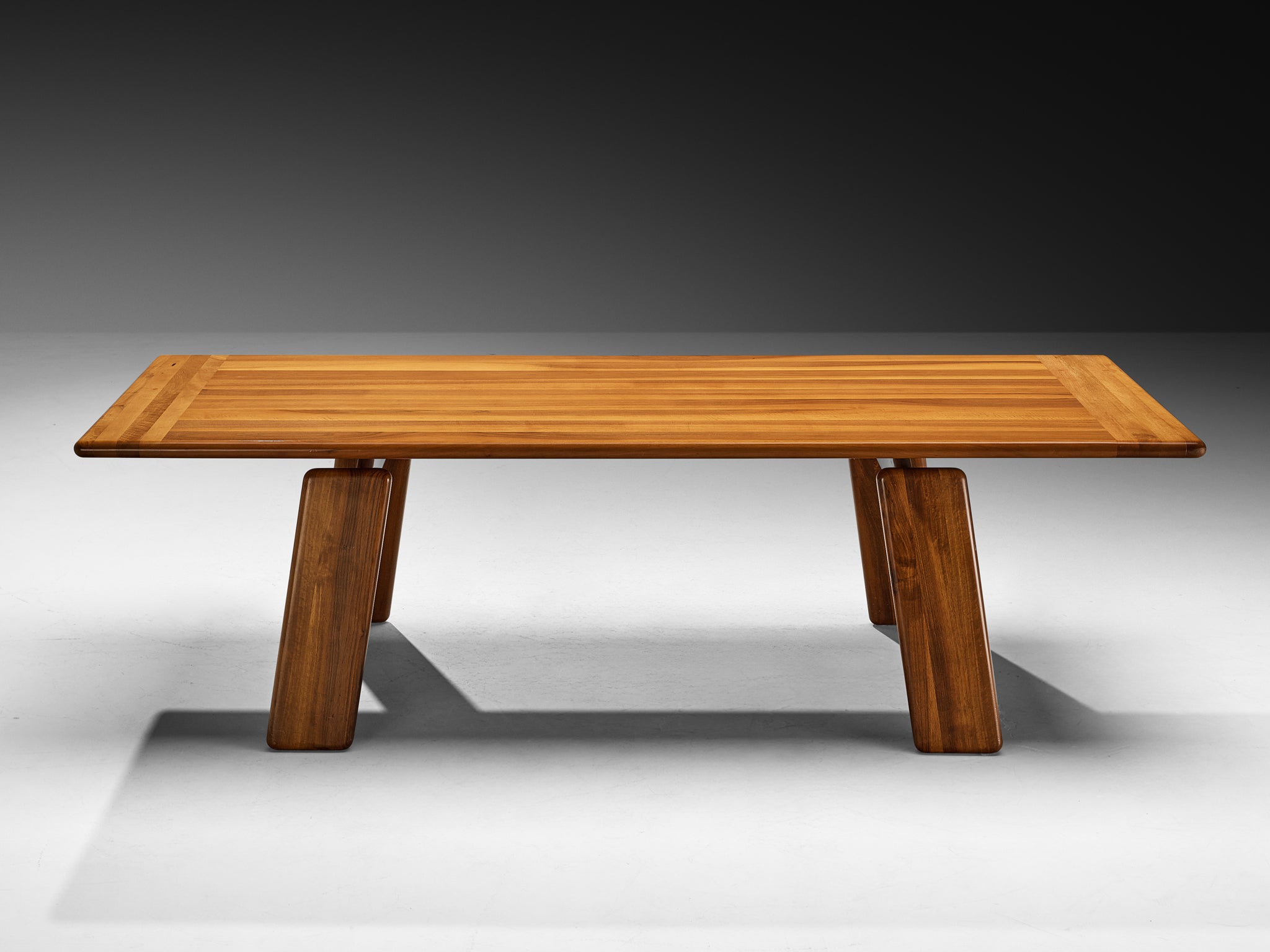 Mario Marenco for Mobil Girgi 'Sapporo' Dining Table in Walnut 250cm/98.43in. Tables Morentz