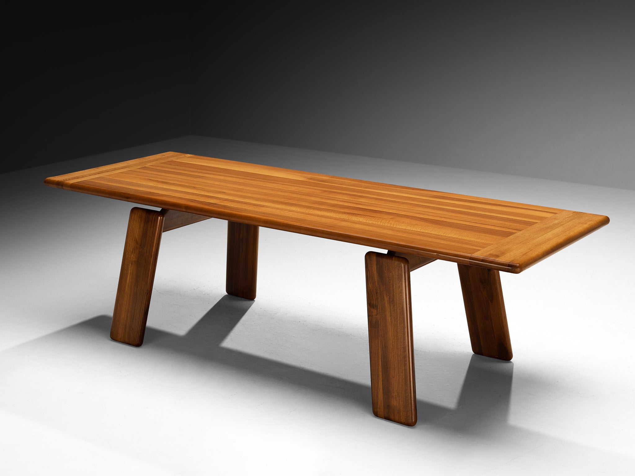 Mario Marenco for Mobil Girgi 'Sapporo' Dining Table in Walnut 250cm/98.43in. Tables Morentz
