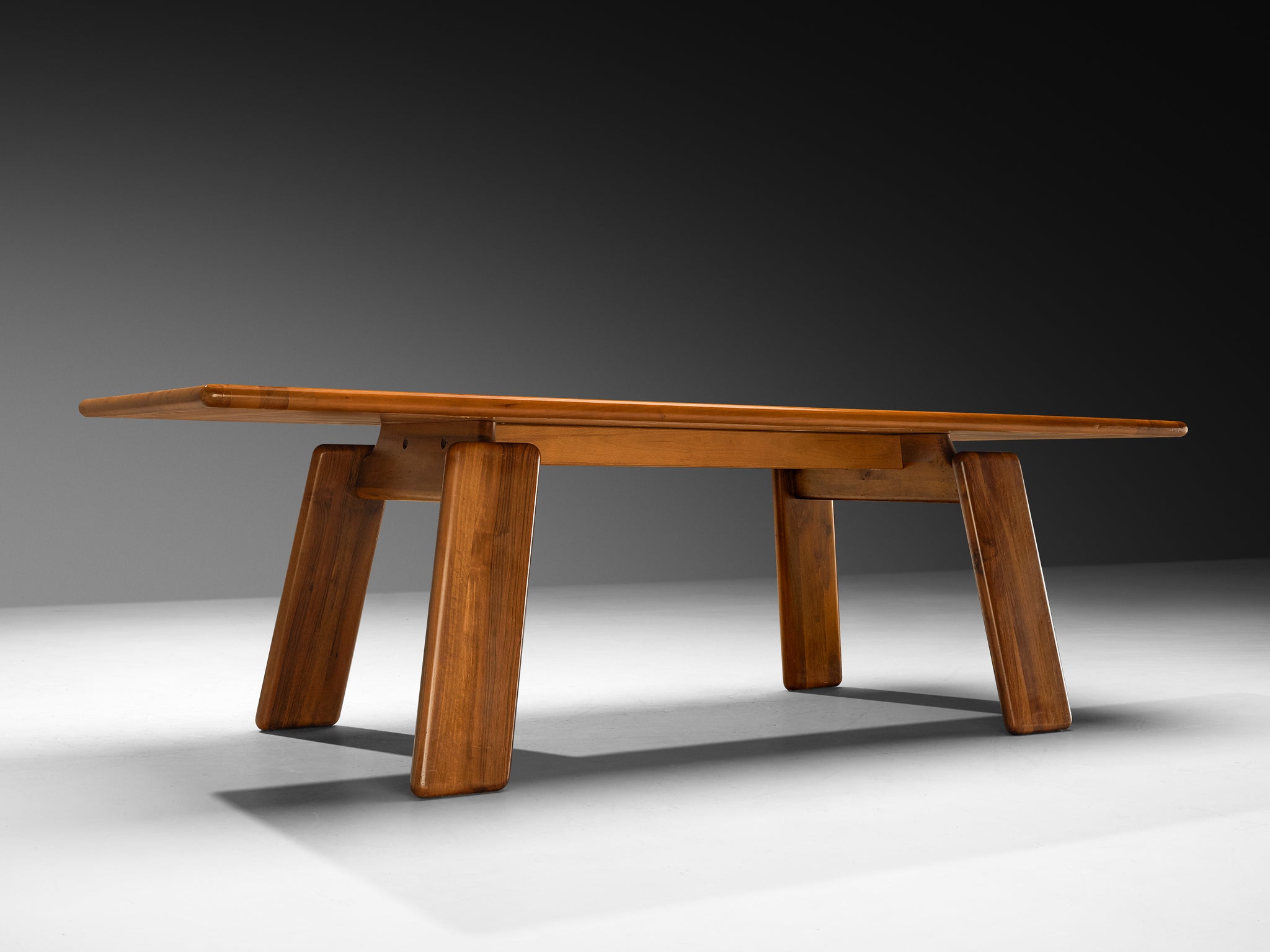 Mario Marenco for Mobil Girgi 'Sapporo' Dining Table in Walnut 250cm/98.43in. Tables Morentz