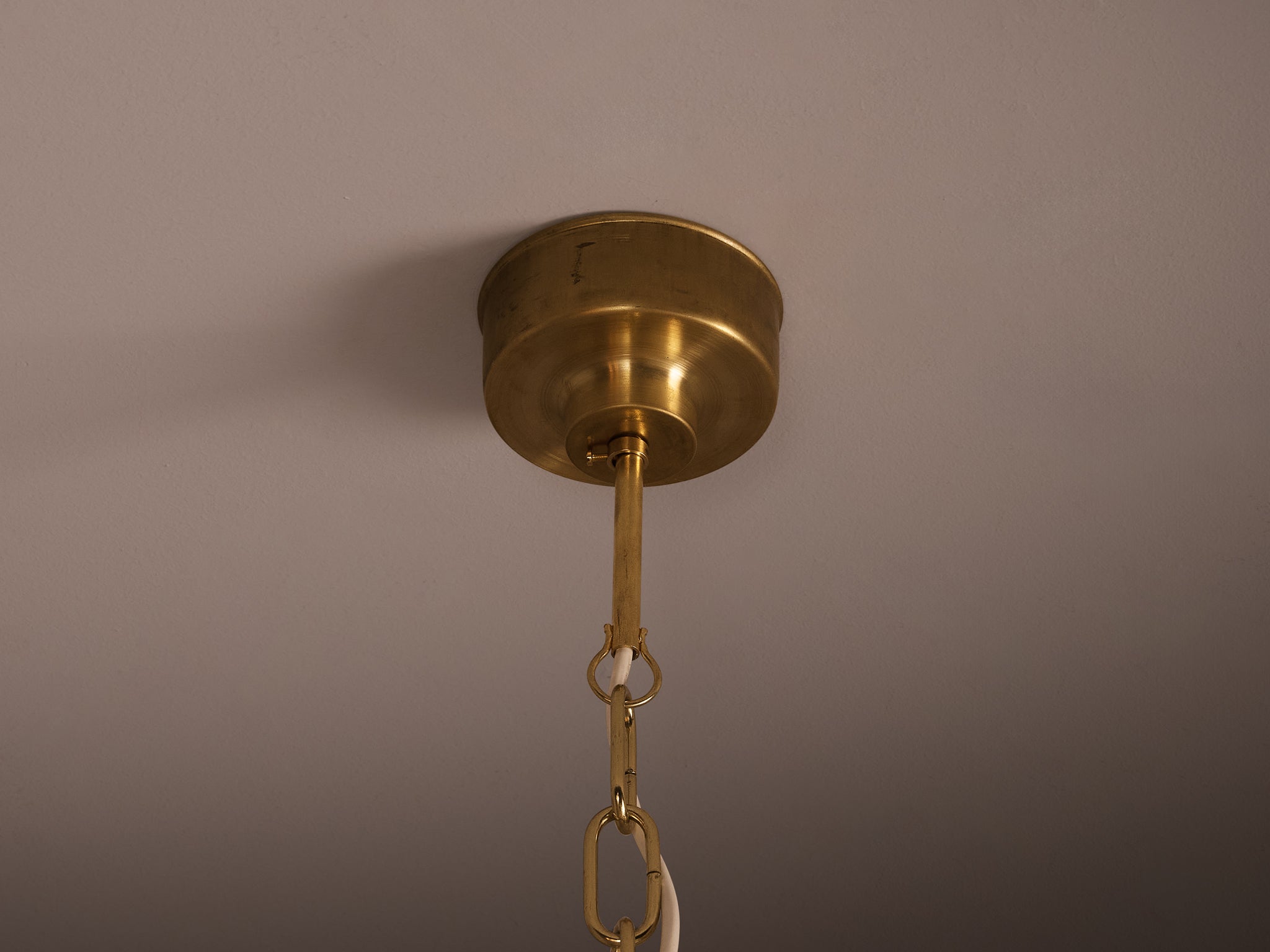Chandeliers Brass and Textured Glass Lighting Morentz