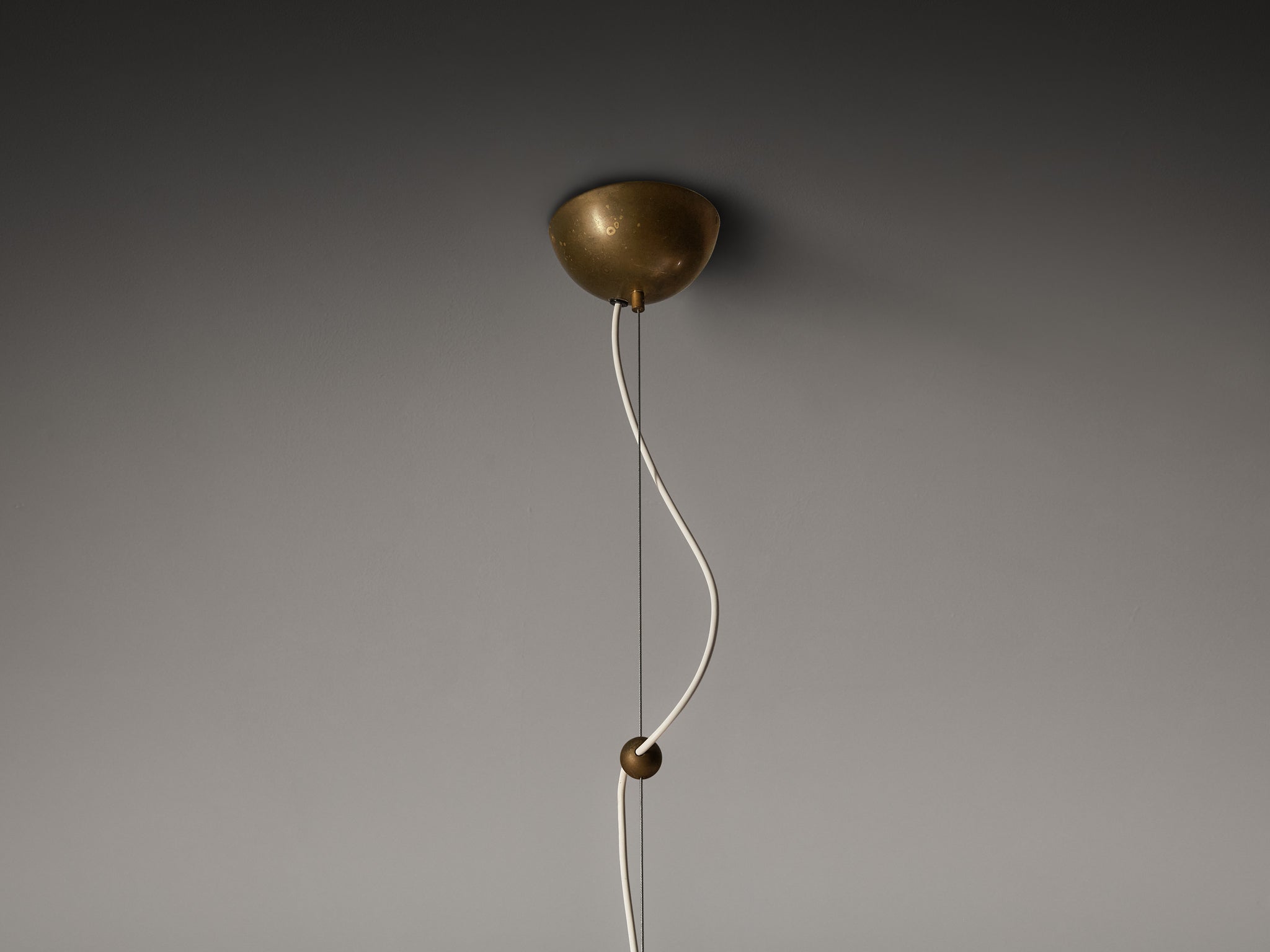 Rare Stilnovo Mid-Century Modern Pendant Lamp Lighting Morentz