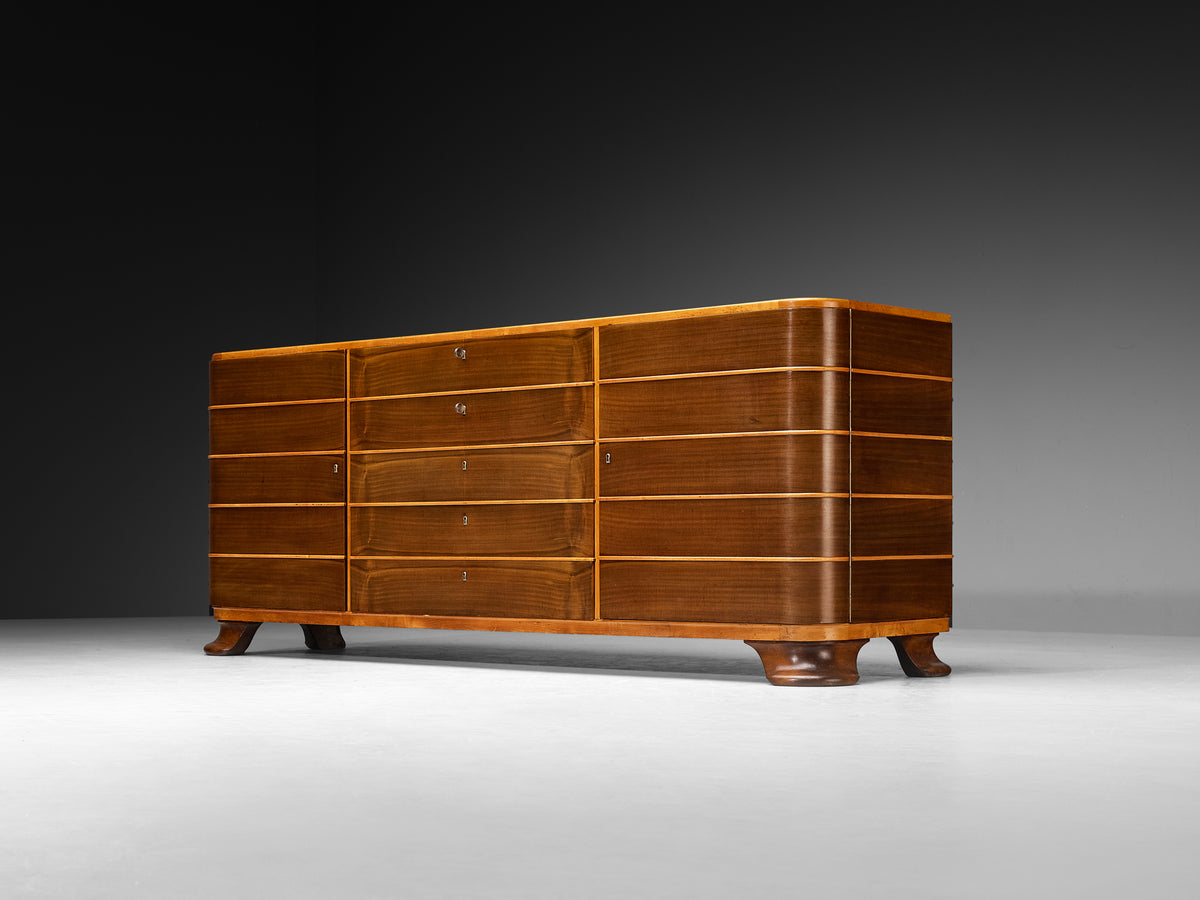 Guglielmo Ulrich for Ar.Ca Milano in Walnut Case pieces and storage cabinets Morentz
