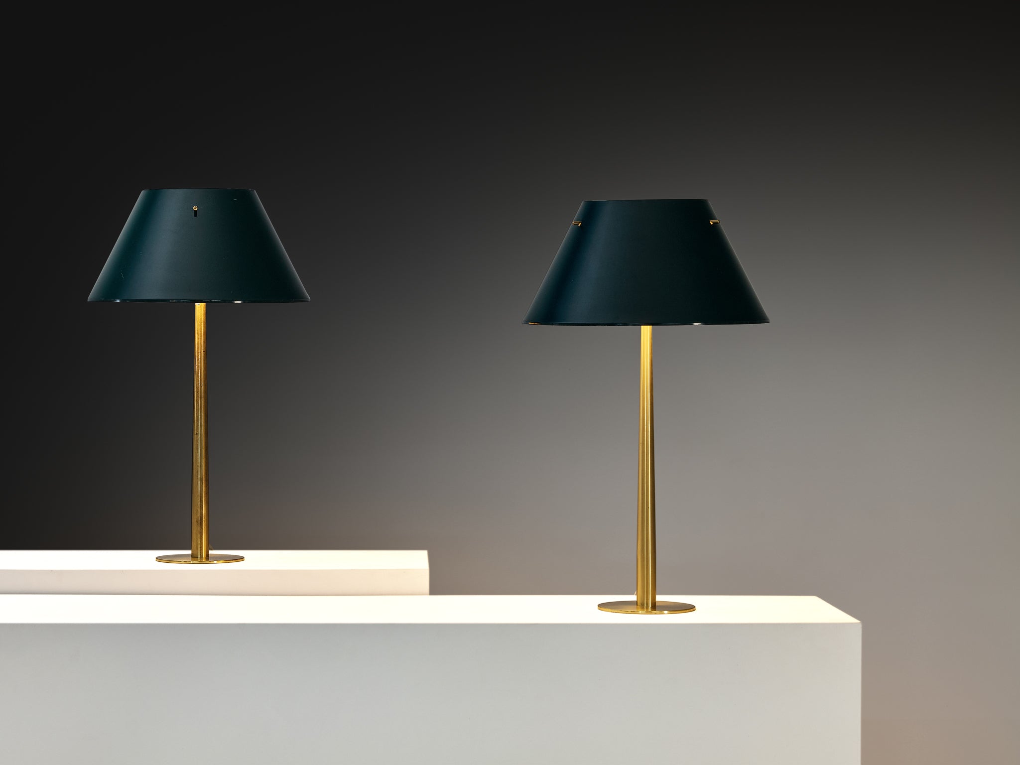 Hans-Agne Jakobsson Pair of 'B-105' Table Lamps in Brass
