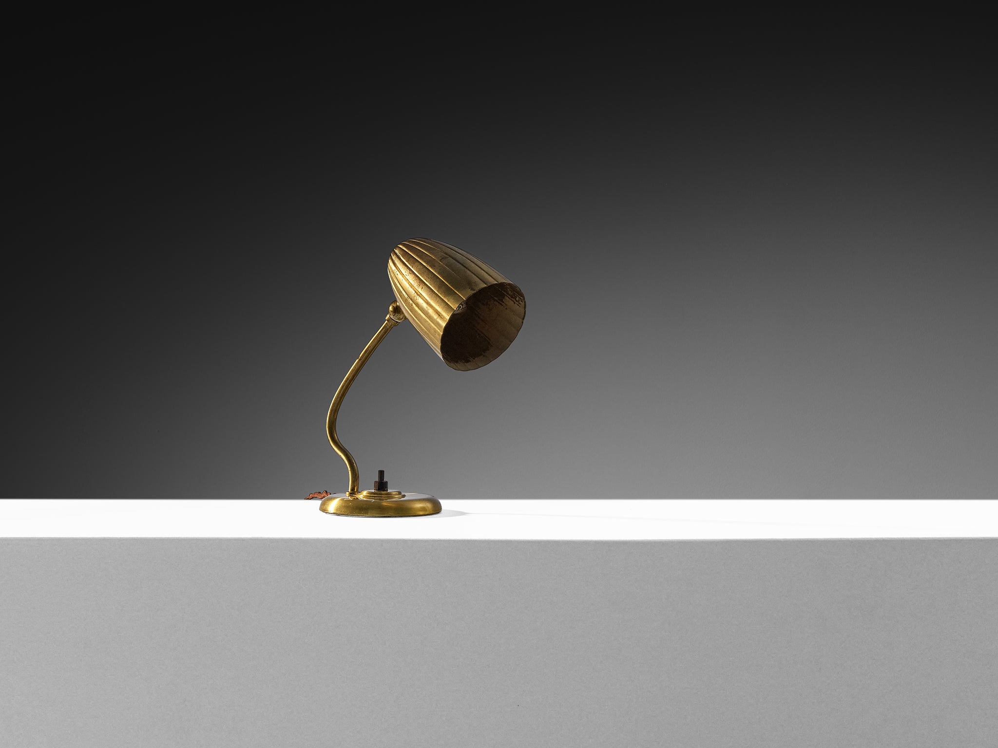 Harald Notini for Arvid Böhlmarks Lampfabrik Table Lamp in Brass Lighting Morentz