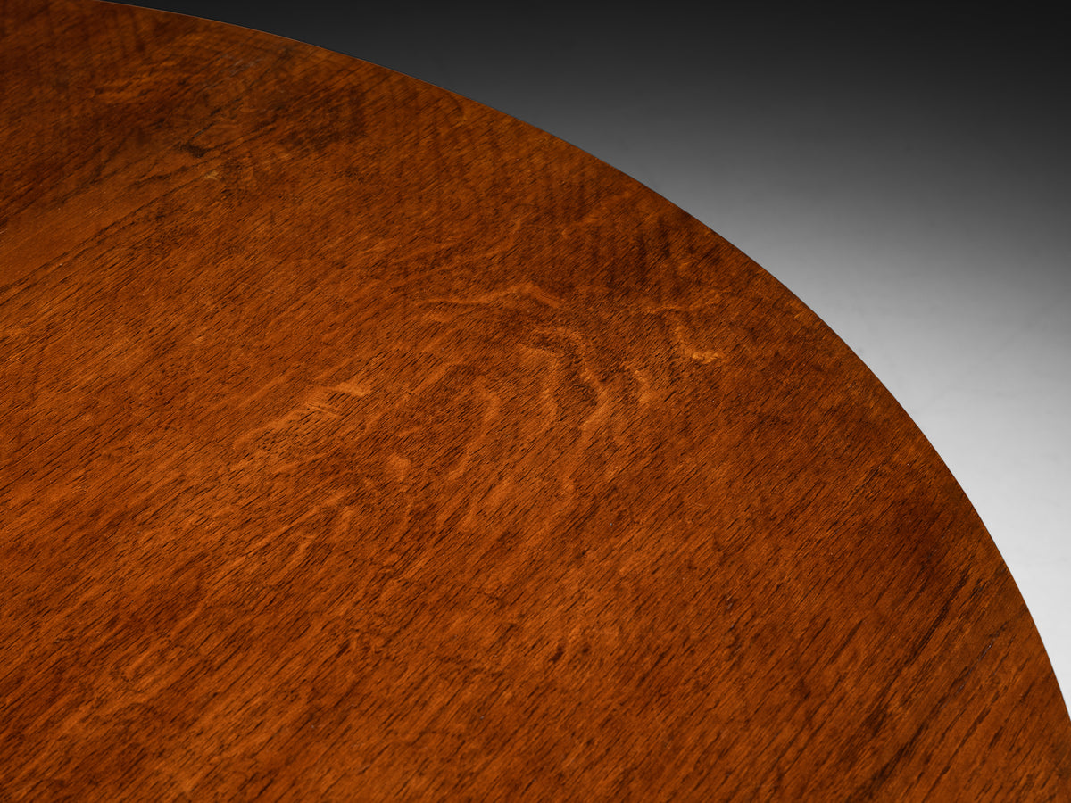 Giuseppe Rivadossi Round Dining Table in Oak 150cm/58.86in. Tables Morentz