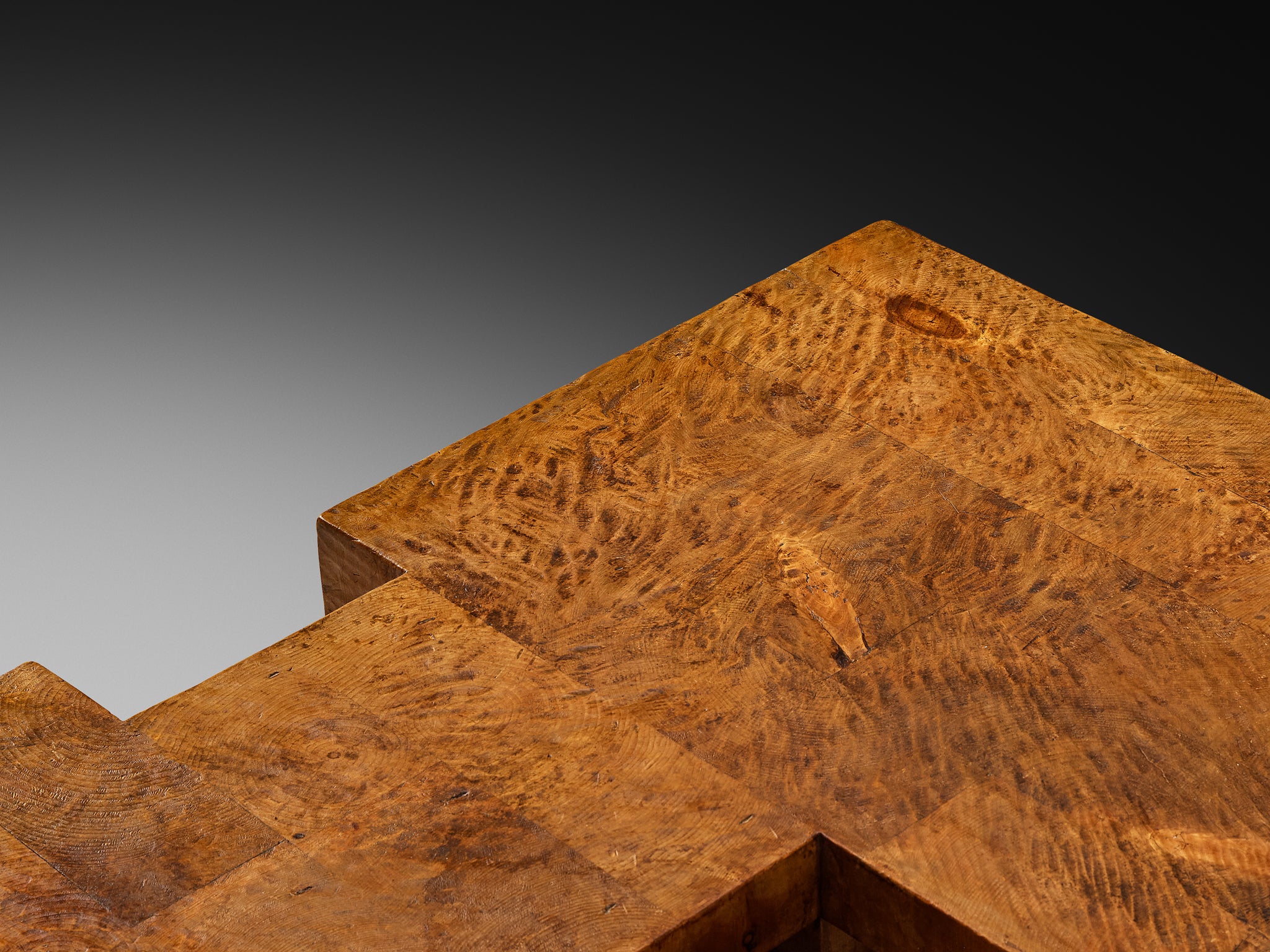 Giuseppe Rivadossi 'Blocco Galla' Coffee Table in Swiss Pine