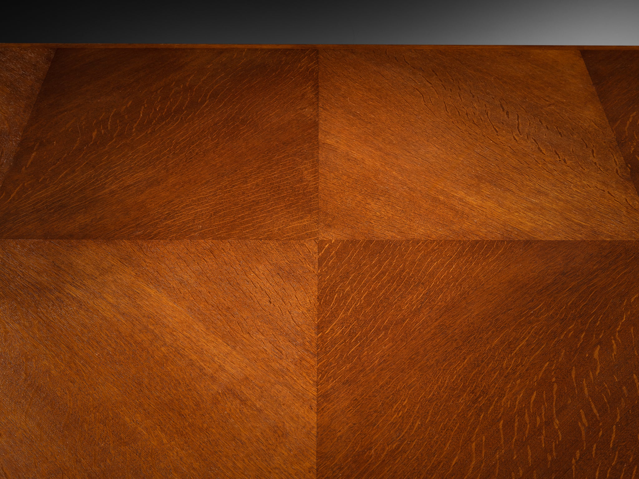 Ernesto Valabrega Grand Extendable Dining or Conference Table in Oak Tables Morentz