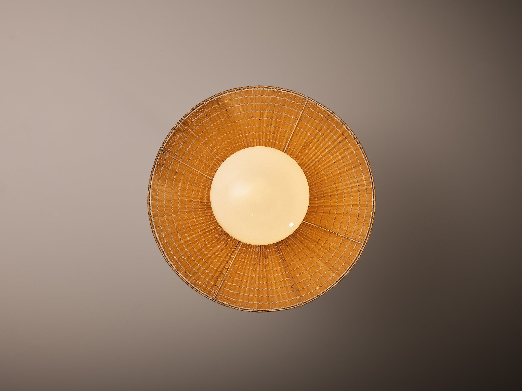 Paavo Tynell for Taito Oy Ceiling Light with Original Shade