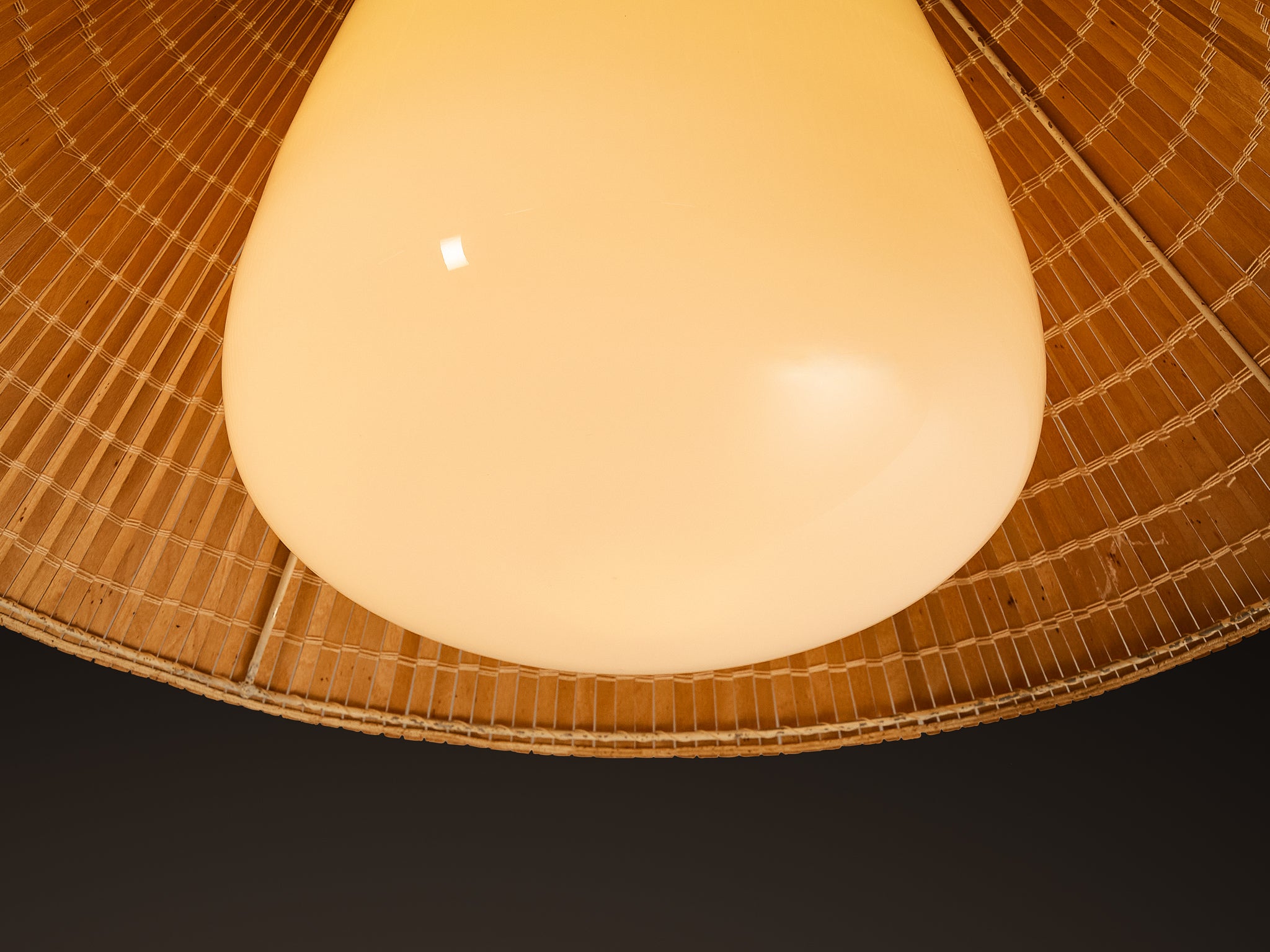 Paavo Tynell for Taito Oy Ceiling Light with Original Shade