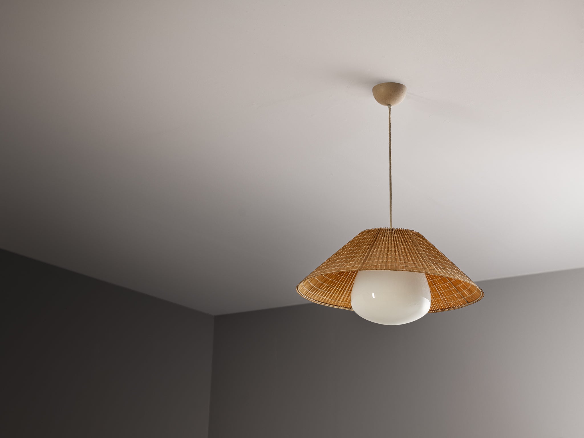 Paavo Tynell for Taito Oy Ceiling Light with Original Shade