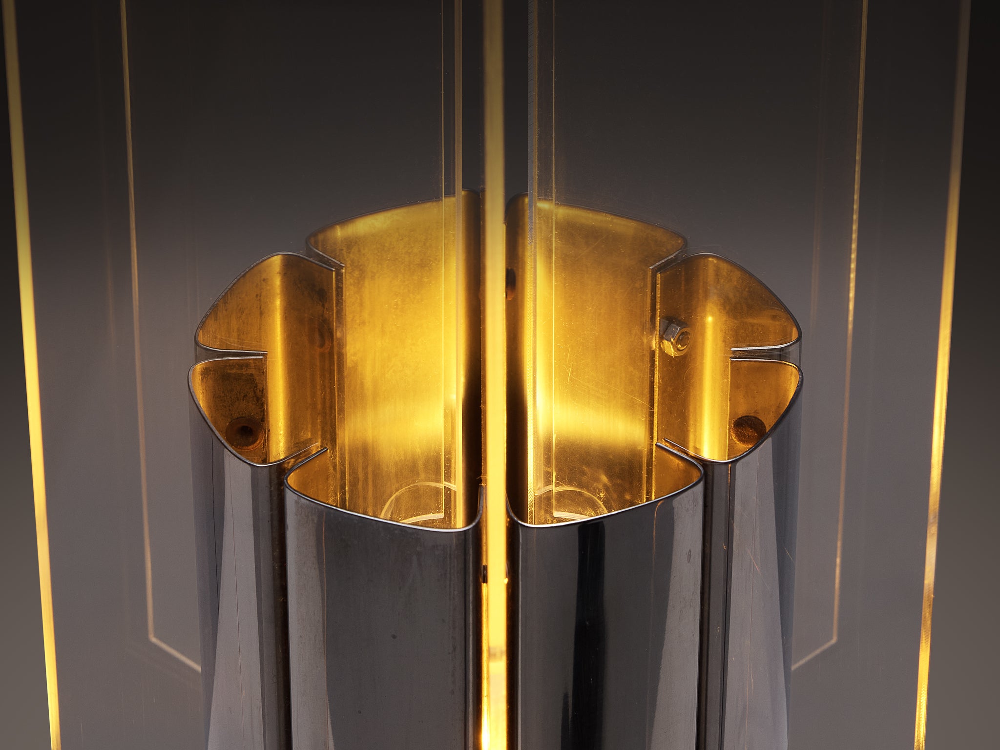 Giovanni Battista e Giampiero Bassi for Studio Luce ‘Cactus’ Table Lamp Lighting Morentz