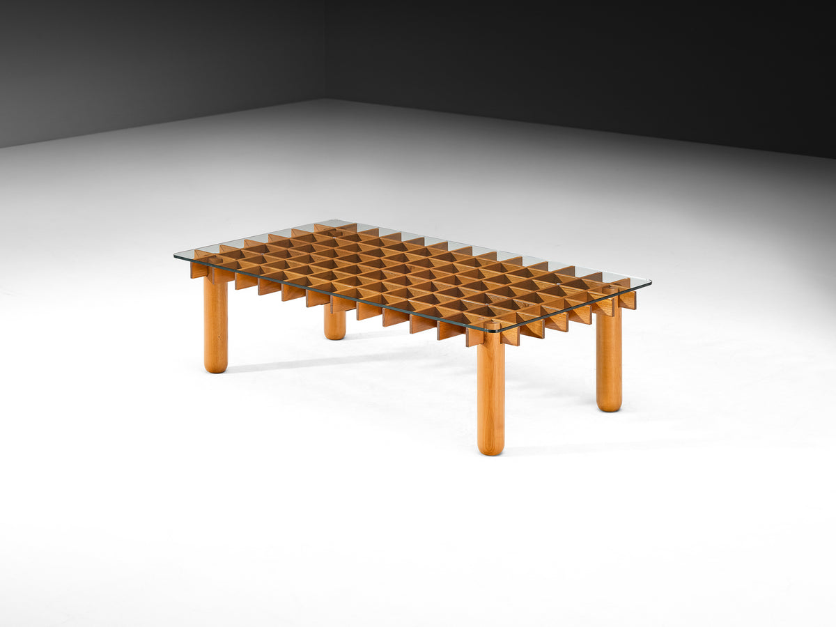 Italian Graphic Coffee Table in Ash Tables Morentz