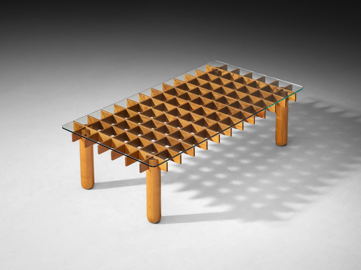 Italian Graphic Coffee Table in Ash Tables Morentz