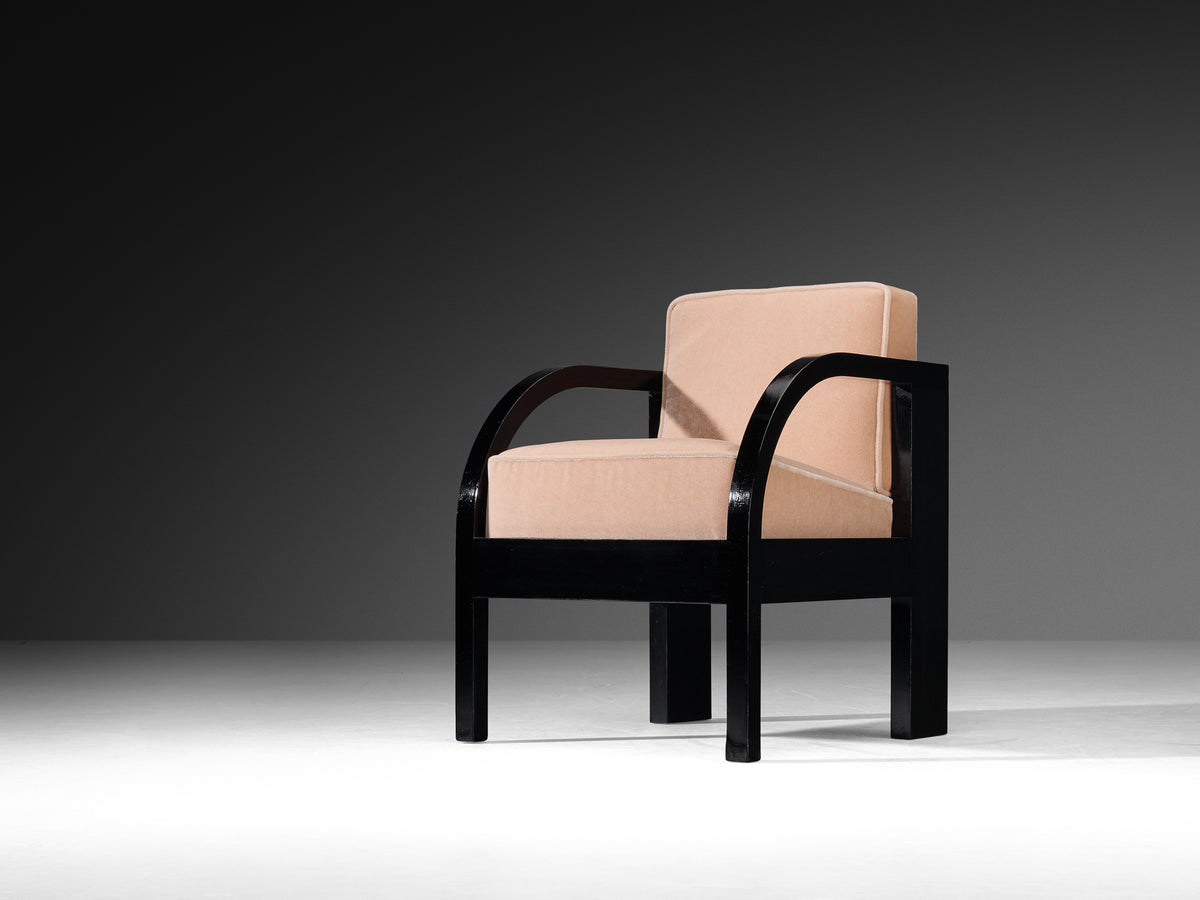 Giuseppe Pagano Pogatschnig & Gino Levi Montalcini Lounge Chair in Buxus Seating Morentz