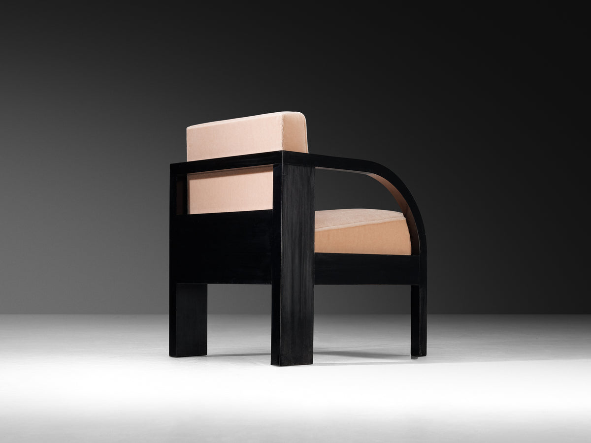 Giuseppe Pagano Pogatschnig & Gino Levi Montalcini Lounge Chair in Buxus Seating Morentz