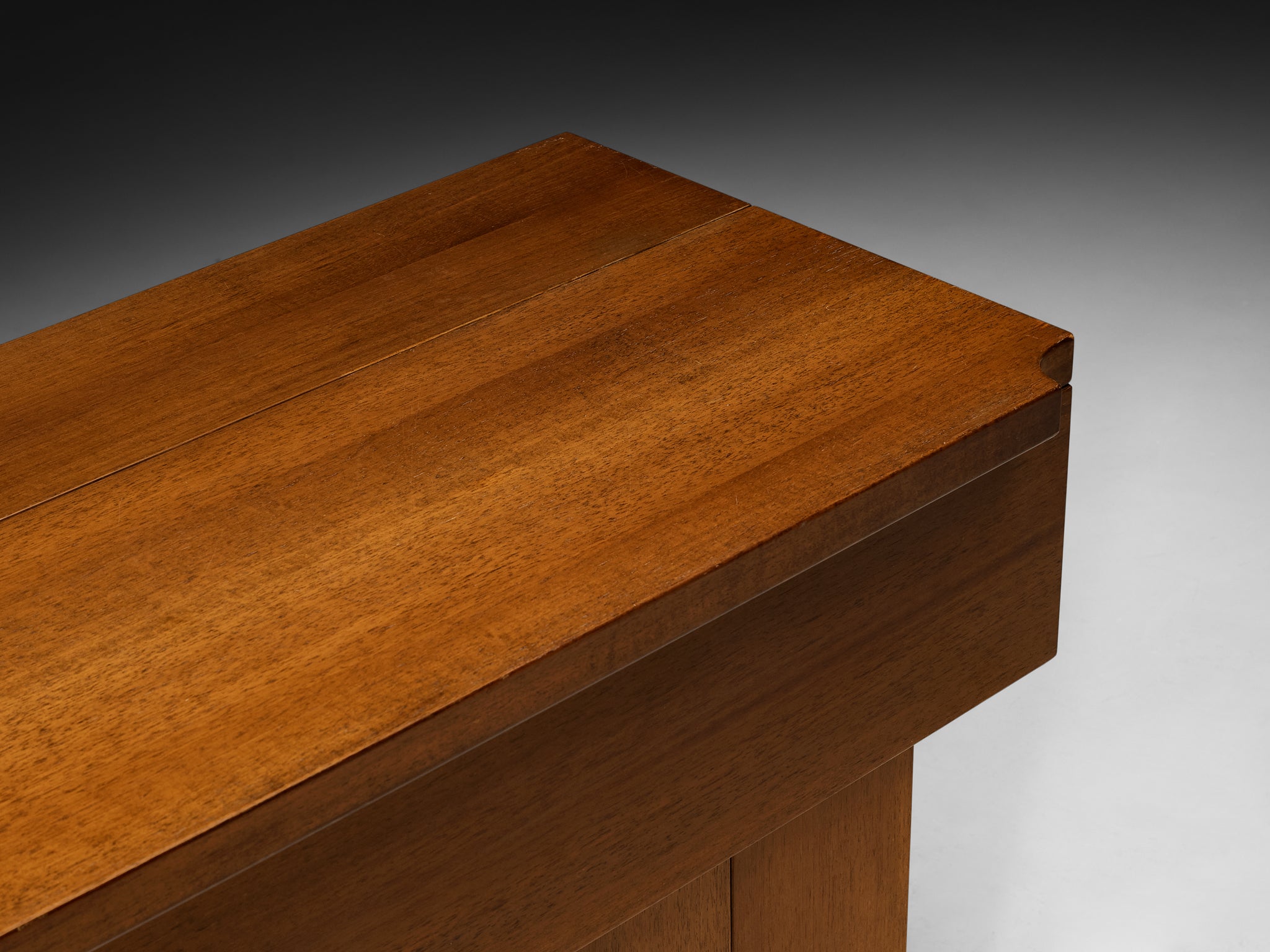Giovanni Michelucci for Poltronova 'Torbecchia' Sideboard in Walnut
