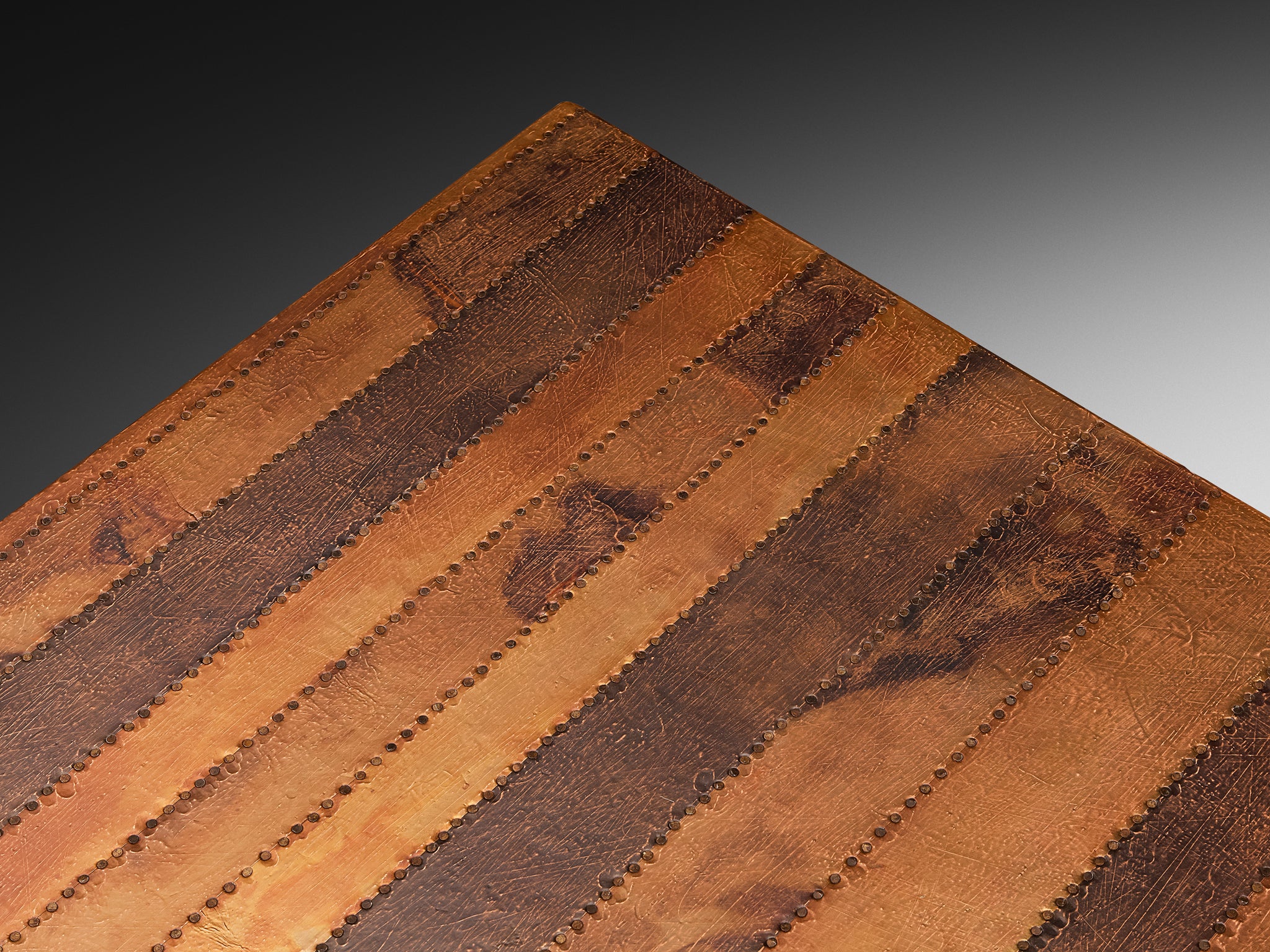 Lorenzo Burchiellaro Square Coffee Table in Copper Tables Morentz