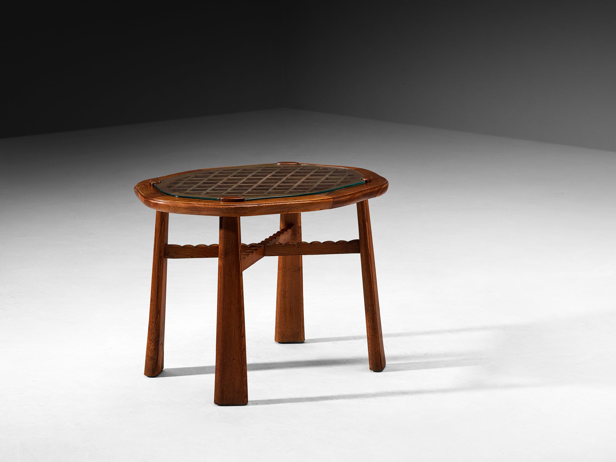 Ernesto Valabrega for Vittorio Valabrega Coffee Table in Chestnut Tables Morentz