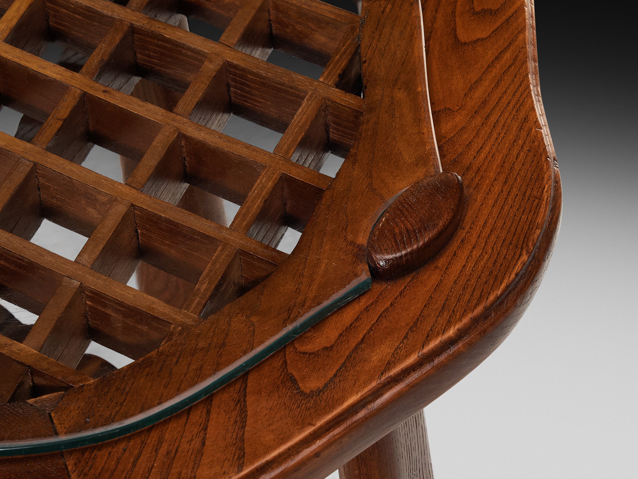 Ernesto Valabrega for Vittorio Valabrega Coffee Table in Chestnut Tables Morentz