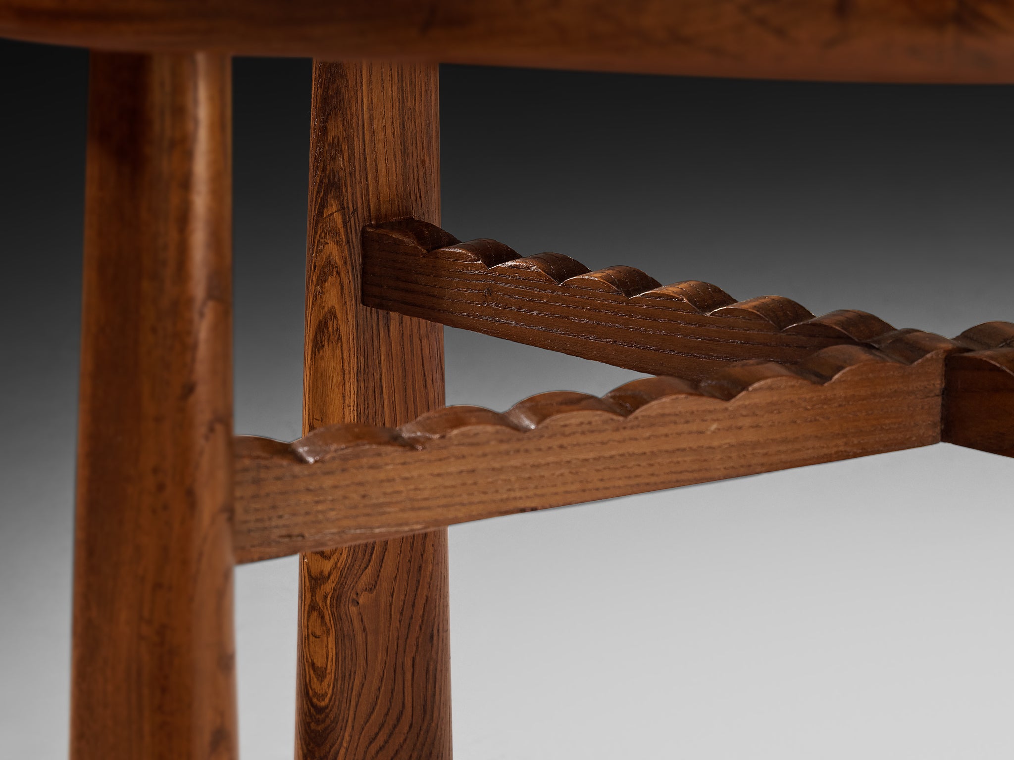 Ernesto Valabrega for Vittorio Valabrega Coffee Table in Chestnut Tables Morentz