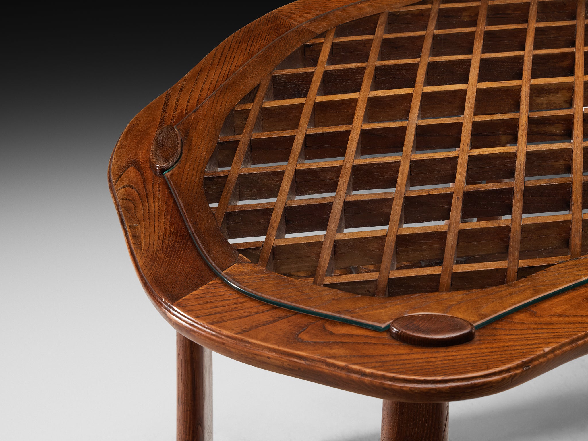 Ernesto Valabrega for Vittorio Valabrega Coffee Table in Chestnut Tables Morentz