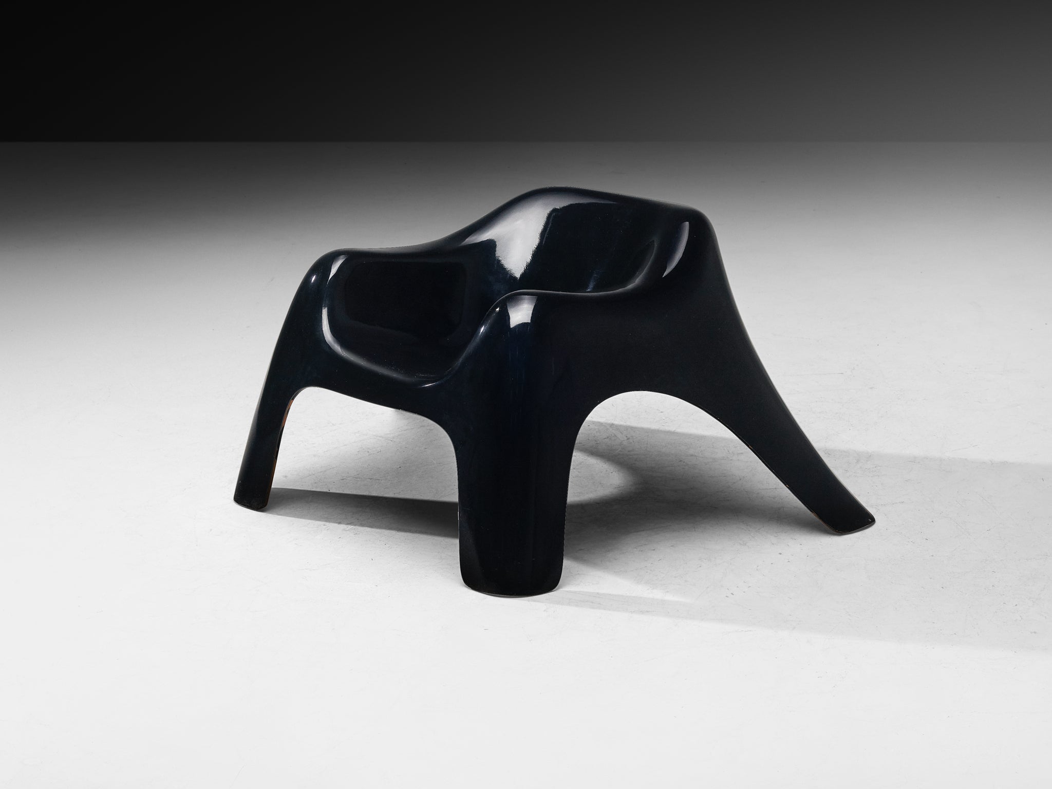 Rare Stacy Dukes for Artemide Prototype 'Efebino' Lounge Chair Seating Morentz