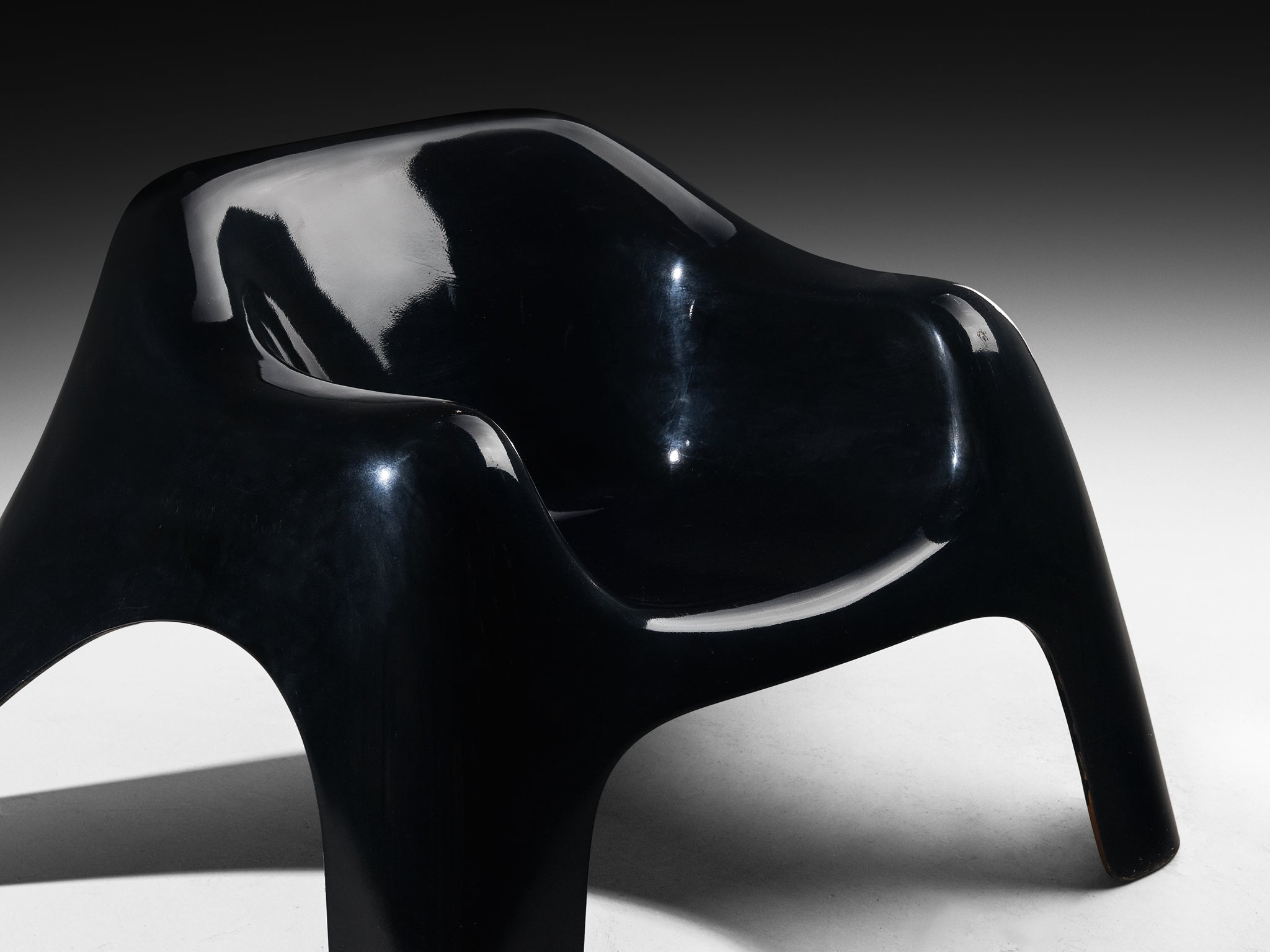 Rare Stacy Dukes for Artemide Prototype 'Efebino' Lounge Chair Seating Morentz