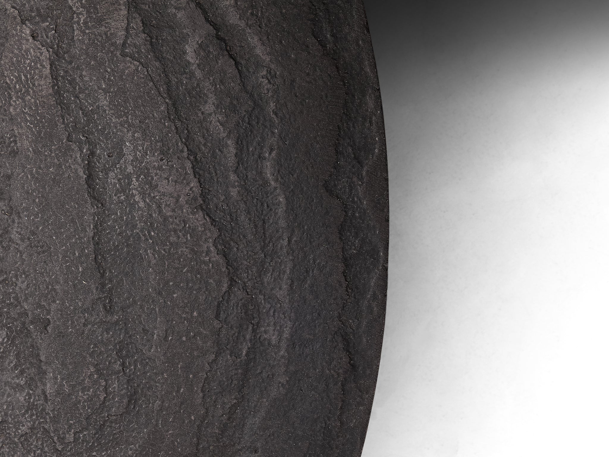 Brutalist Coffee Table in Stone-Look Resin with Organic Relief Top Tables Morentz