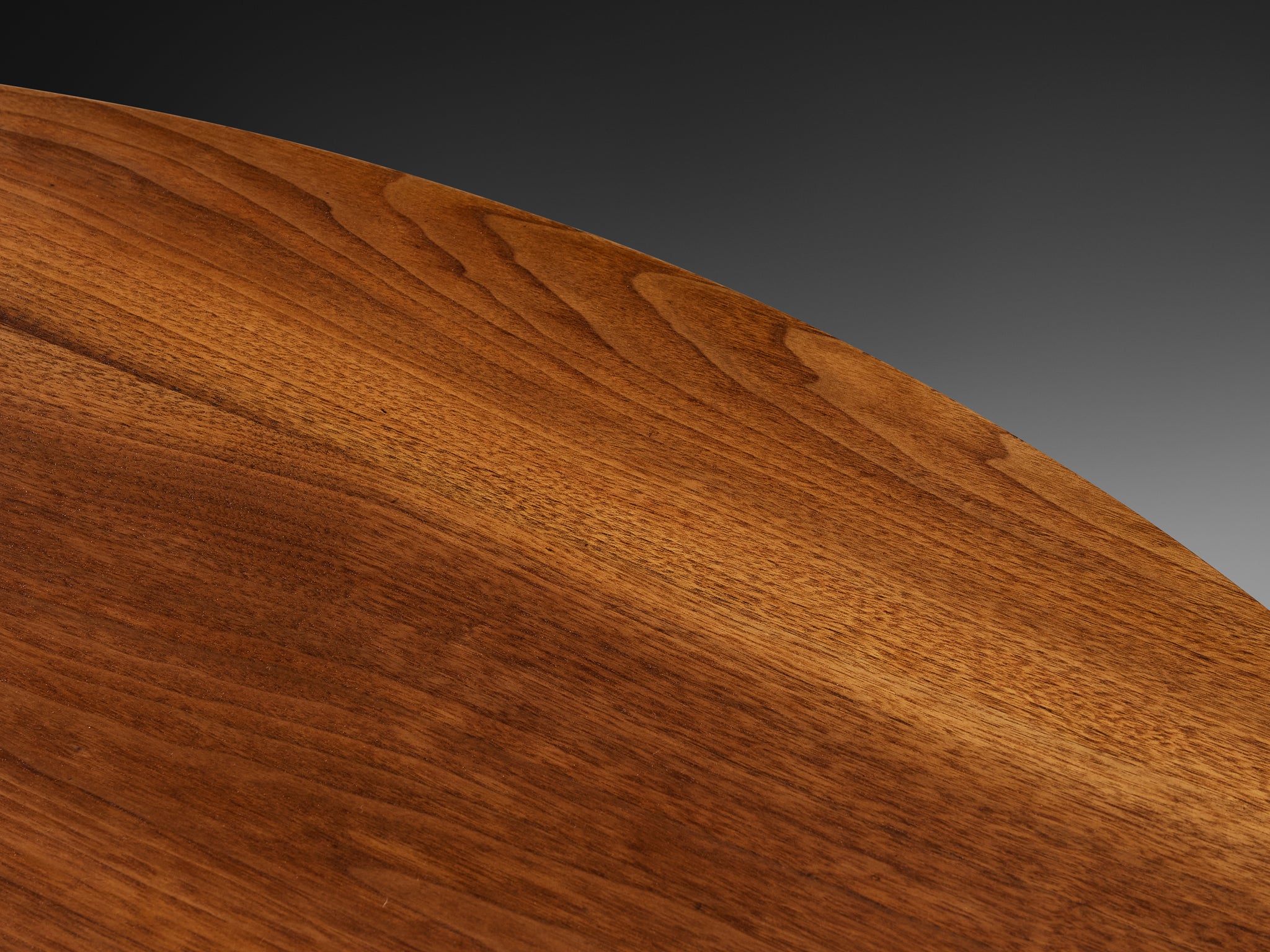 George Nakashima Round Turned-Leg Dining Table in American Black Walnut 152cm Tables Morentz