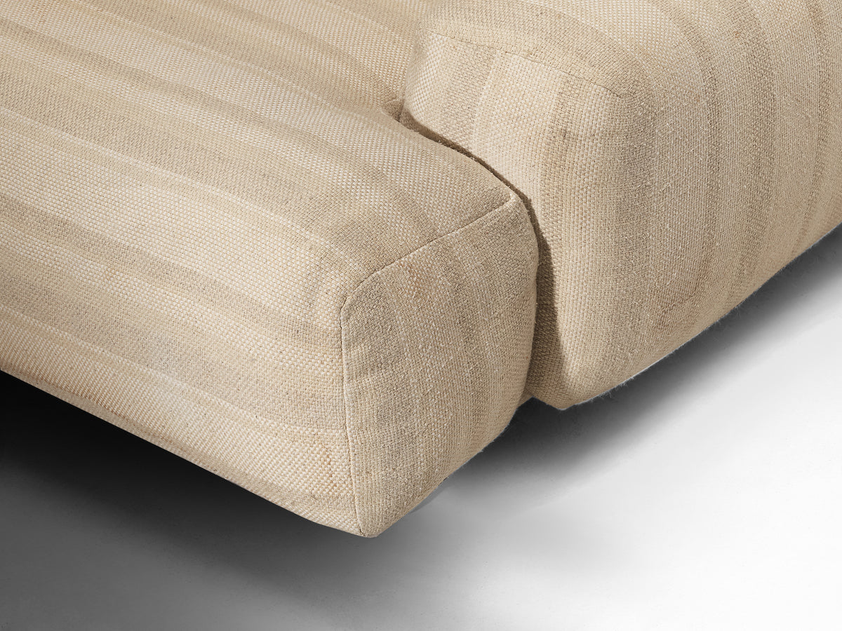 Italian Bulky Low-Slung Lounge Chair Seating Morentz