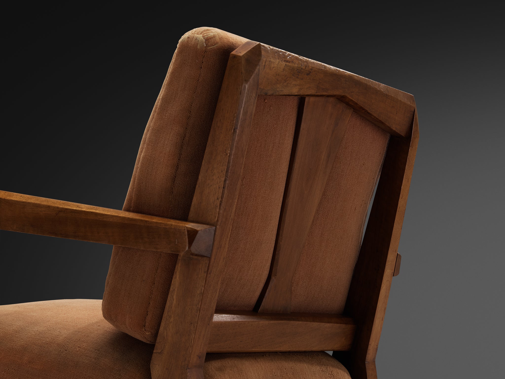 Dornach School Anthroposophical Lounge Chair in Walnut Seating Morentz