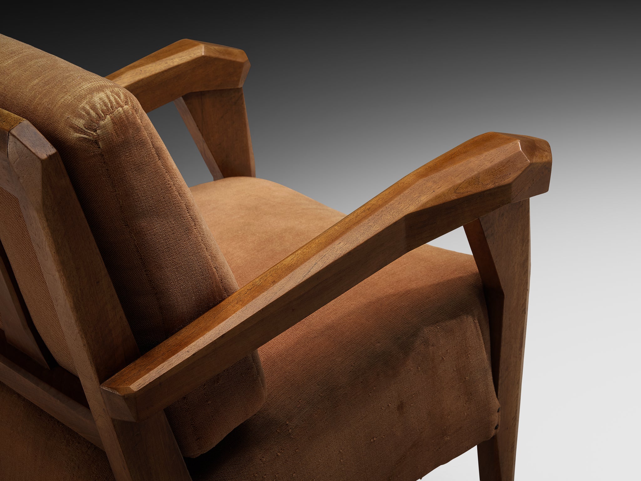 Dornach School Anthroposophical Lounge Chair in Walnut Seating Morentz