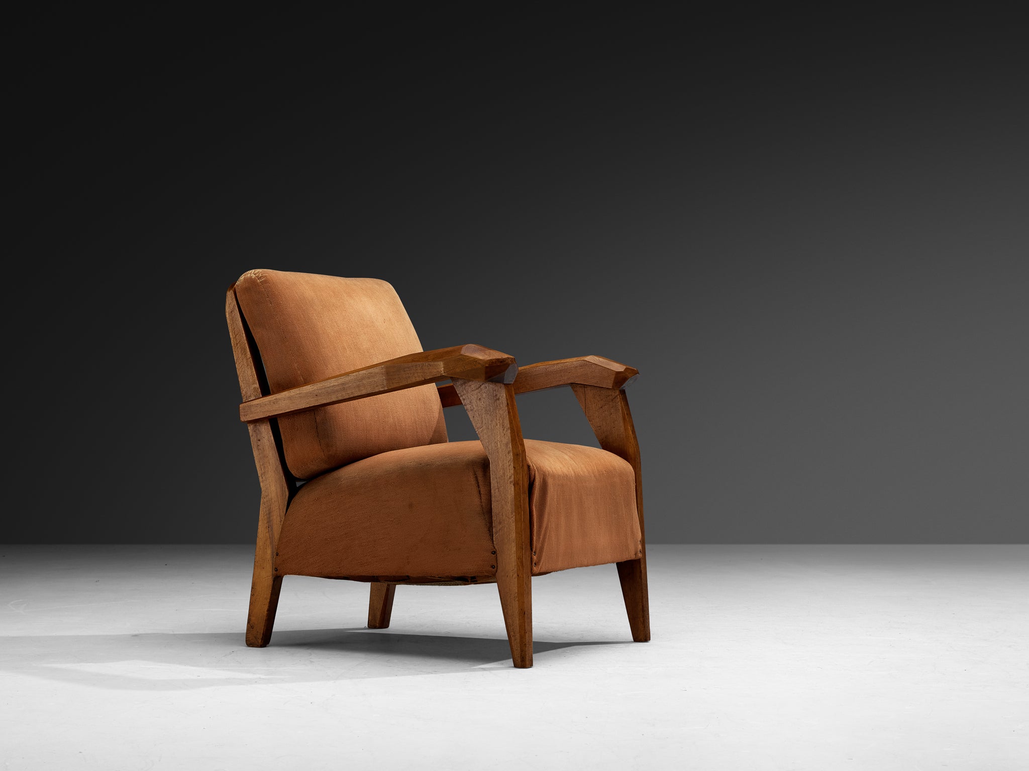 Dornach School Anthroposophical Lounge Chair in Walnut Seating Morentz