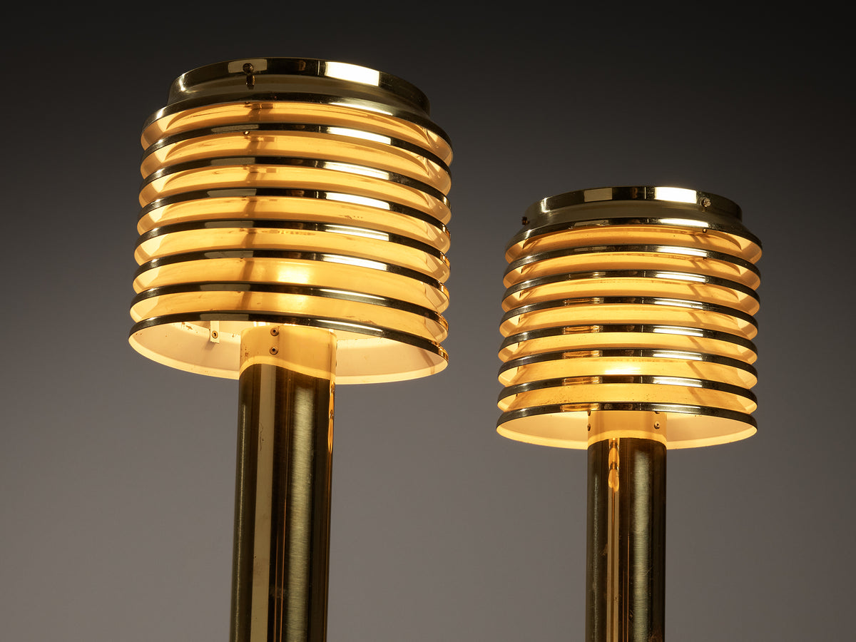 Hans Agne Jakobsson for AB Markaryd 'B-142' Table Lamps in Brass Lighting Morentz