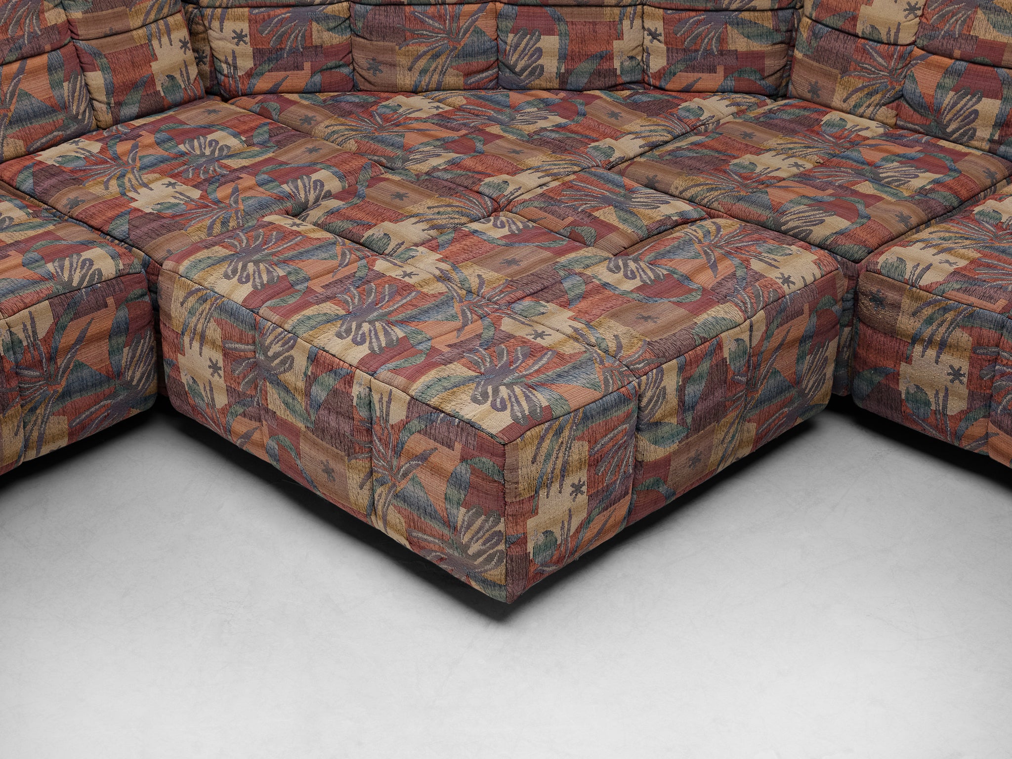 Hans Hopfer for Neue Wiener Werkstätte 'Castell' Sectional Sofa Seating Morentz
