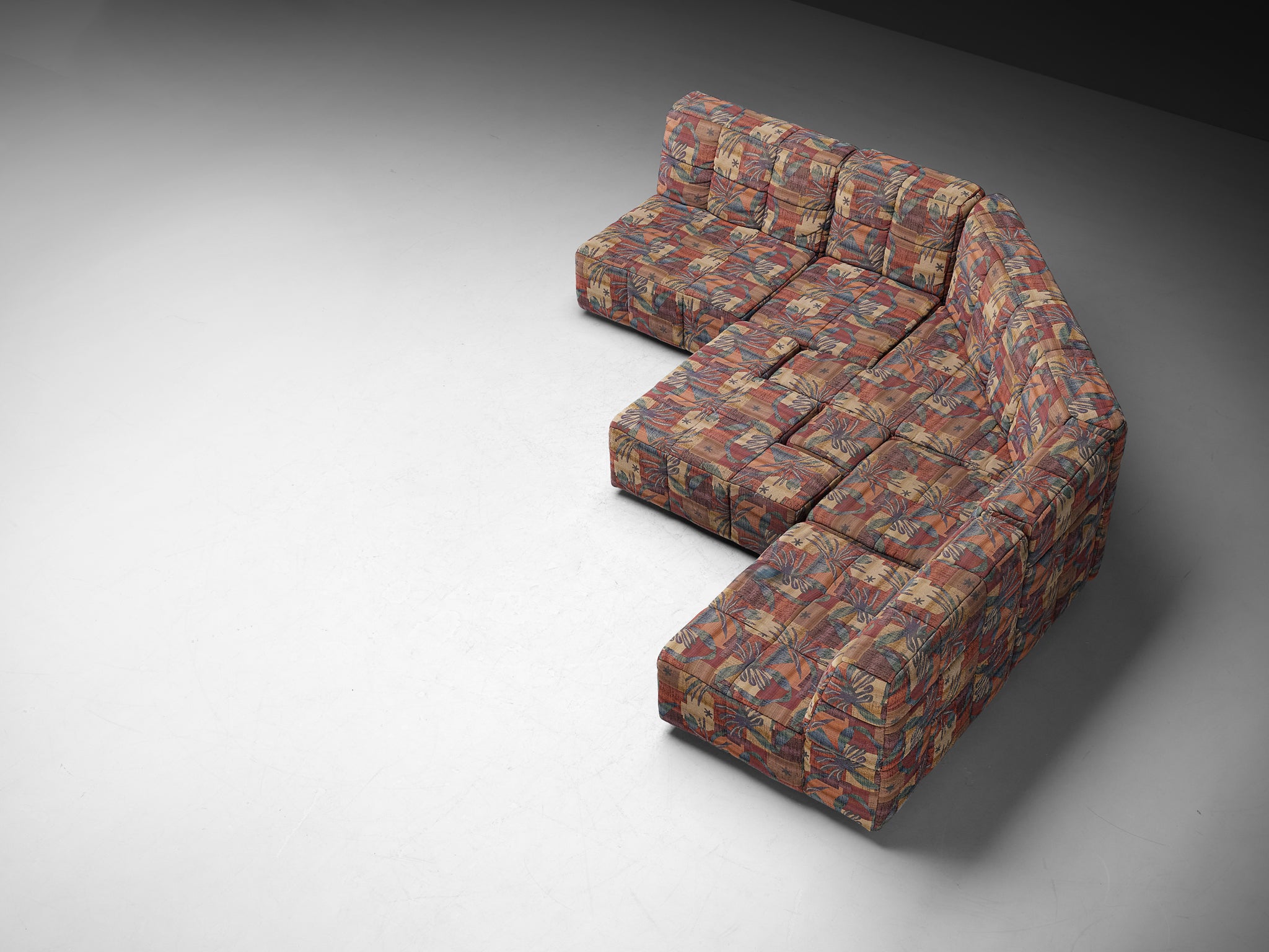Hans Hopfer for Neue Wiener Werkstätte 'Castell' Sectional Sofa Seating Morentz