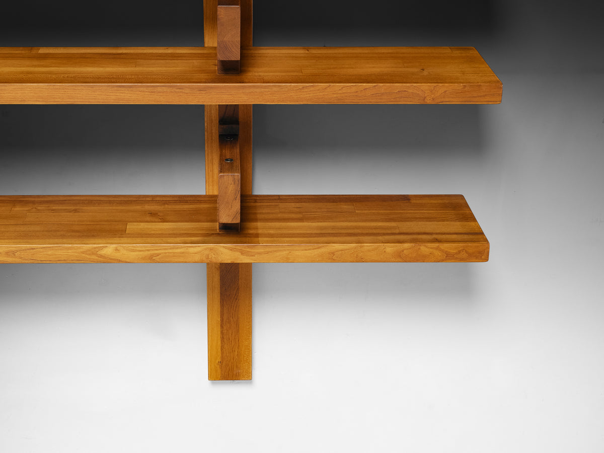 Early Pierre Chapo 'B17A' Bibliothèque in Solid Elm Case pieces and storage cabinets Morentz