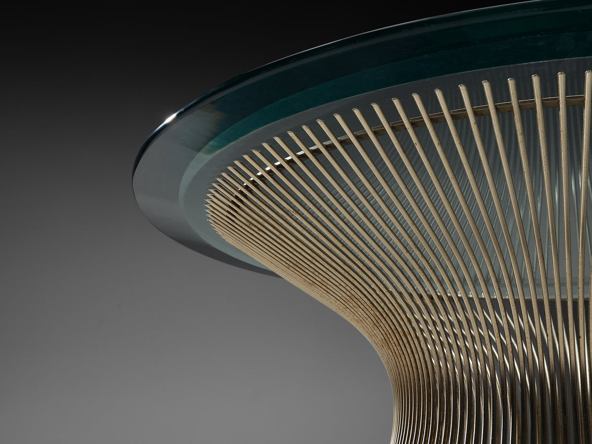 Warren Platner for Knoll Coffee Table in Steel and Glass Tables Morentz