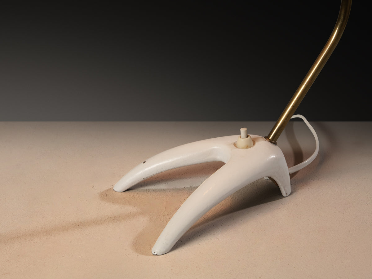 EWA Swedish Table Lamp in Steel and Brass Lighting Morentz